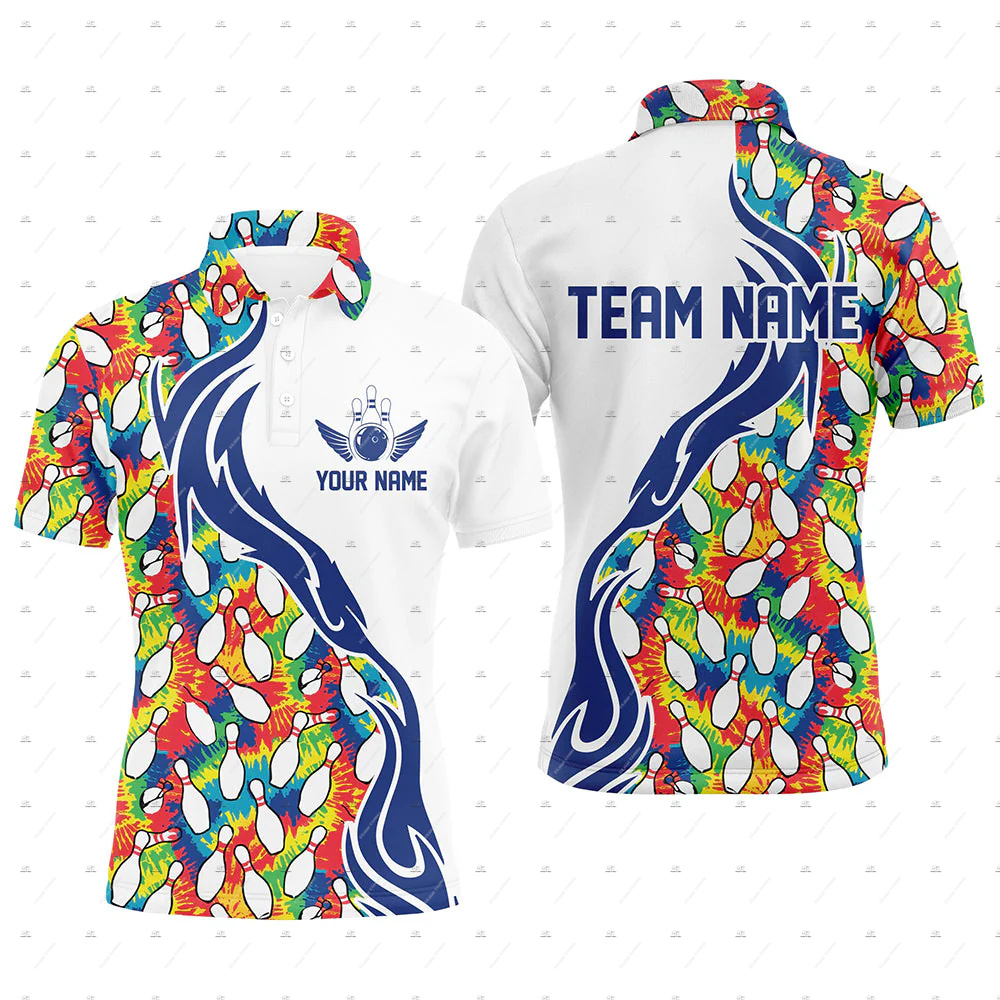 Custom Name Bowling Skull Flam - Short Sleeve Bowling Shirt Retro review and price