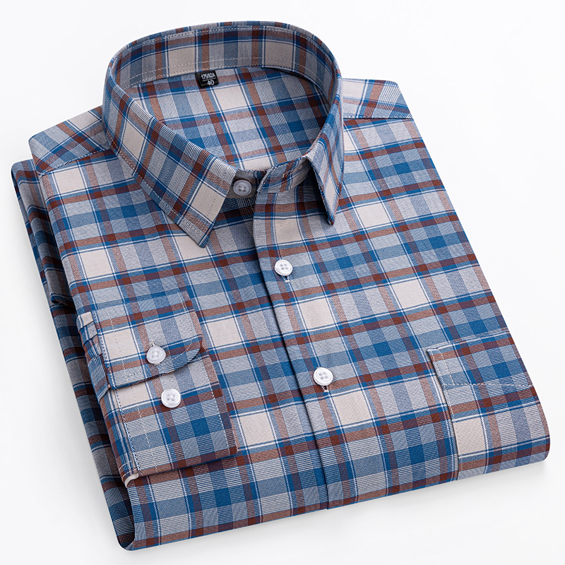 New 11XL 10XL Extra large men' - Oxford Cotton Casual Shirt Business review and price