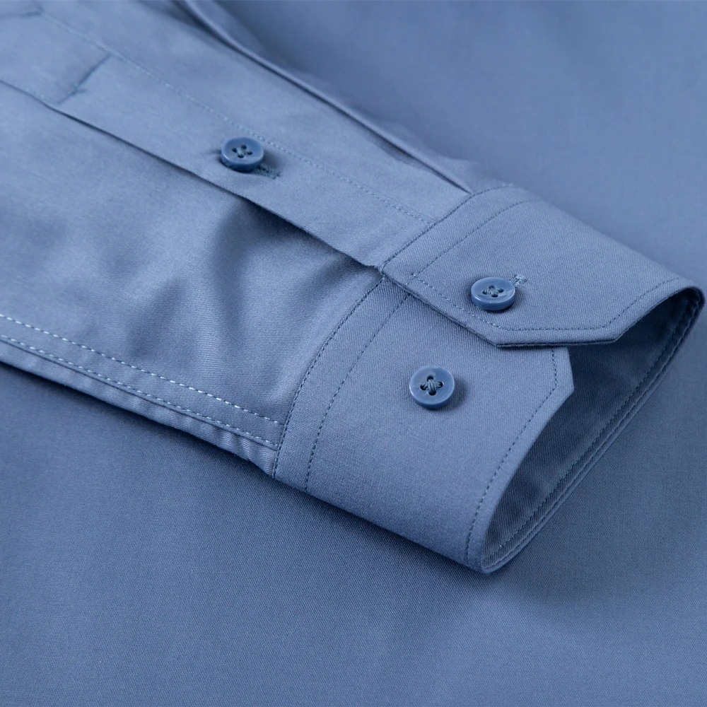 Men‘s Satin-Like Long Sleeve B - Breathable Bamboo Fiber Shirt Non Iron review and price