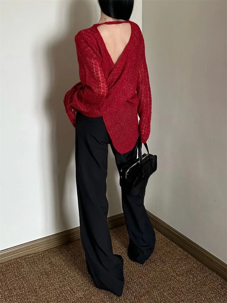 Y2K See-Through Knitted Women' - Shirts review and price